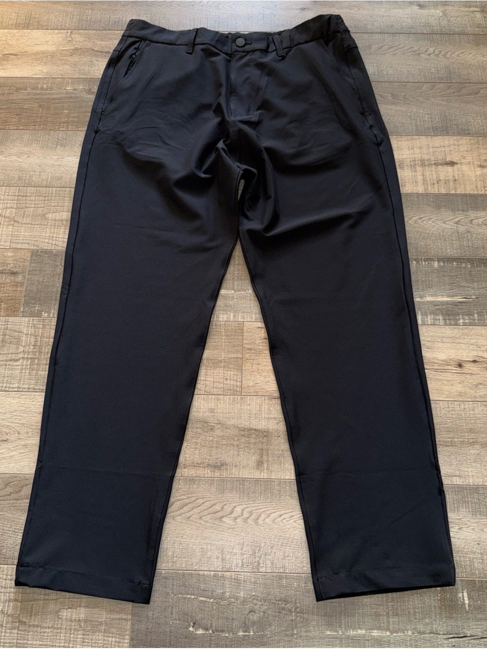 MARC Men's Black Performance commuter Pants - Lightweight Everyday Wear 36/32